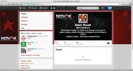 NOVAK Brand Design Twitter